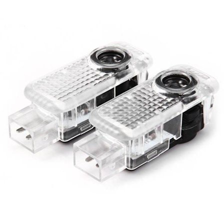 2 stk. Billogo (Audi S-line) Døråpningsbelysning Bildørbelysning Projektionslys