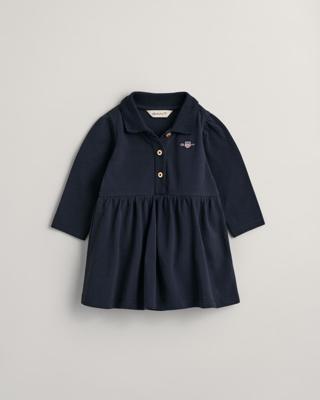GANT - Baby Girl Shield Piqué Rugger-kjole - Dame - 80