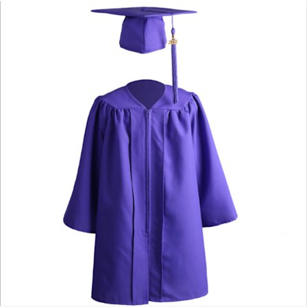 Lilla matt barnehagebarn kjole (30) uteksaminering og graduatio