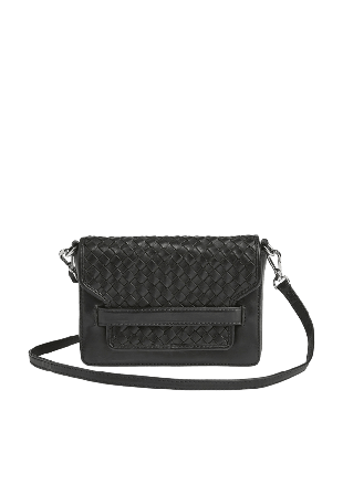Markberg Vanya Crossbodu Bag Weave Väskor & plånböcker Dam Svart ONESIZE