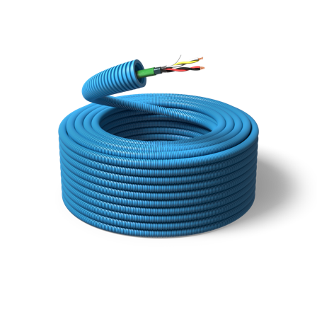 PM FLEX KNX Kabel forhåndslagt, 16 mm x 100 m, 2 x 2 x 0,8 mm², Stikkontakter & kabler