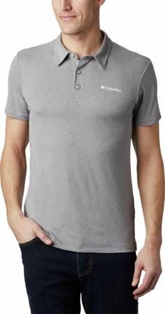 Columbia Montrail Men ́s Triple Canyon Tech Polo Men short-sleeved sweaters Grey L