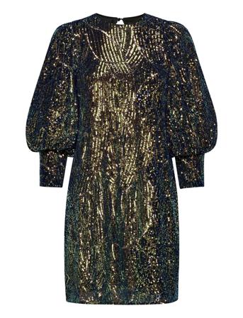 Rubina Dress Dresses Sequin Dresses Multi/mønstret By Malina