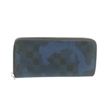 Louis Vuitton Vintage, Pre-owned Zippy Vertical Blauw, Dames, Maat:ONE Size