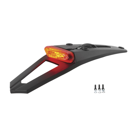 Achterlicht Polisport RS LED Zwart Zwart