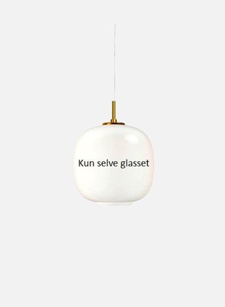 Reserveglass til VL 45 radiohus Ø25 - opal