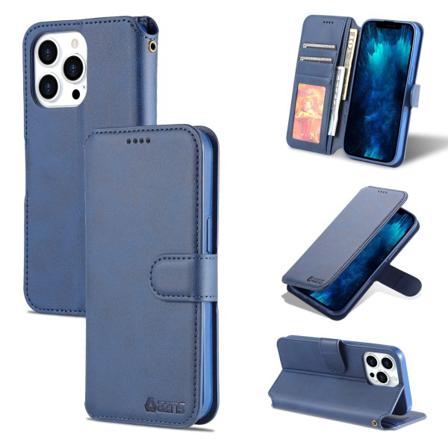 Iphone 14 Pro - Plånboksfodral Blå