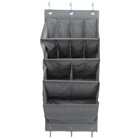1 Sæt Praktisk Dør Bag Taske Multi-lags Sko Lomme Pose Husholdnings Over Døren Organizer