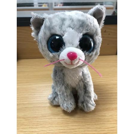 15CM Ty Beanie Halloween Series Big Eyes Bat Mummy Cat Ghost Spider Söt mjuk djurdocka Barnleksaker Halloween presenter för barn Dog Slush