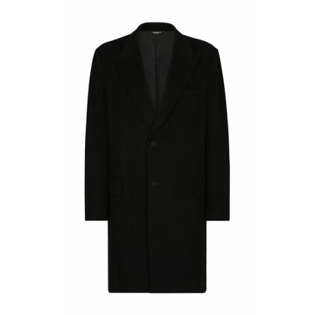 Dolce & Gabbana Single-Breasted Jass , Zwart , Heren , Maat: L Jassen