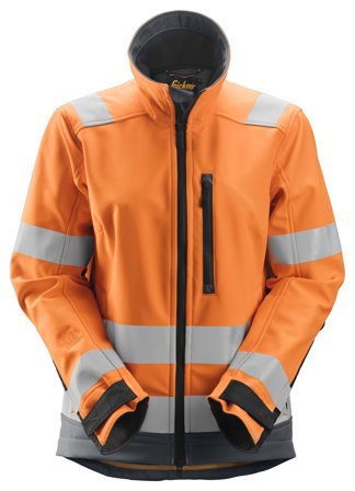 Snickers Workwear 1237 AllroundWork Softshelljakke varsel, oransje Varsel, Oransje, Klær