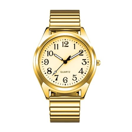 Urværk Kvarts Armbåndsur GULD MÆND Guld