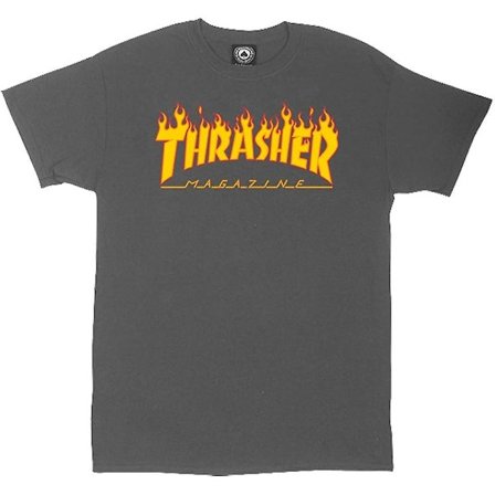 Thrasher Flame T-skjorte for menn - voksen, 3xl