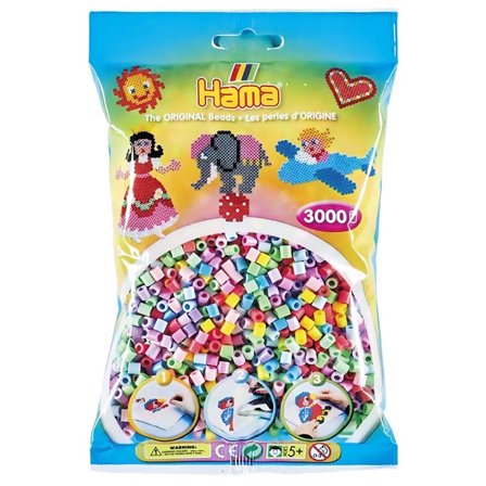 Hama Midi Beads 3000 pcs Mix 58