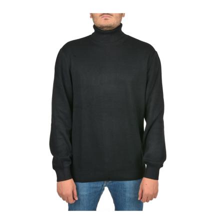 Emporio Armani, Turtlenecks Zwart, Heren, Maat:M