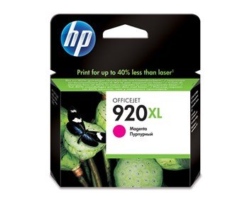 HP-920 XL Magenta-HP 920XL Magenta blekkpatron-Printing ink, toner & paper-Blekkpatroner
