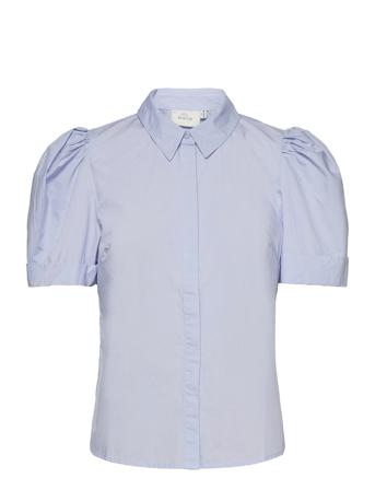 Haliogz Ss Shirt Blue Gestuz