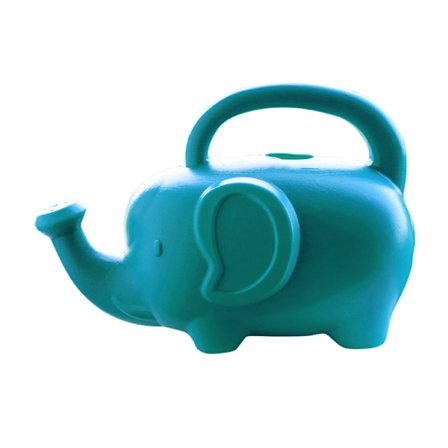 Elefantvattenkanna 2 Quarts Blå/Grön Nyhet Vattenkanna för inomhusbruk Handhållen elefantvattenkanna Kruka Hemmaträdgård