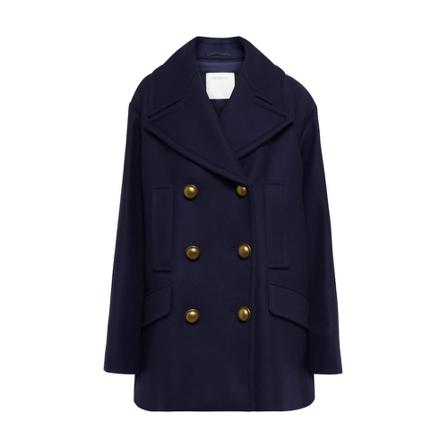 Sportmax - Ullkappor - Blå - Dam - Storlek: 3xs, Dam, Storlek: 3XS
