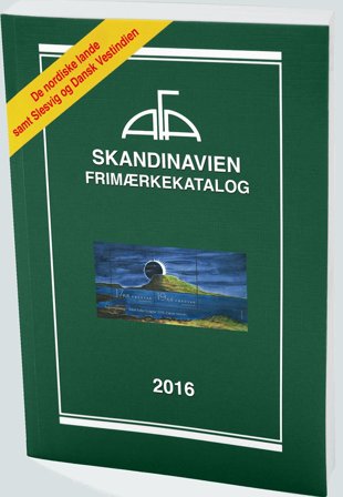 AFA - Skandinavien 2016 - Frimærkekatalog - Bemærk: Uden de baltiske lande!