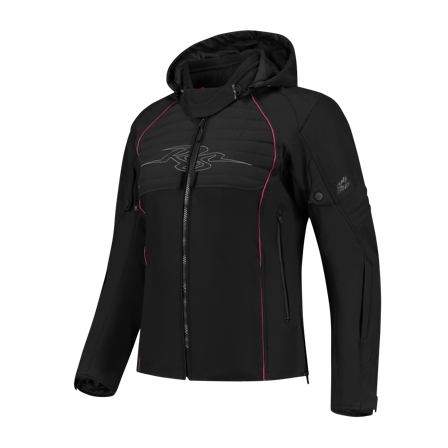 Motorjas Dames Rusty Stitches Naomi Zwart/Cherry 46