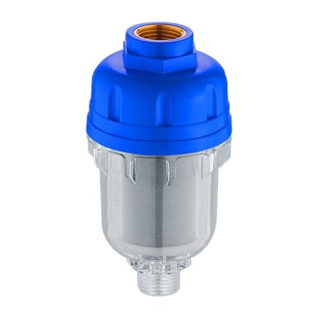 Duschfilter Anti-Kalk Duschvattenfilter med Precisions Rostfria Stålsilar Effektiv Filtrering av Föroreningar i Vatten, Filter för Kranar