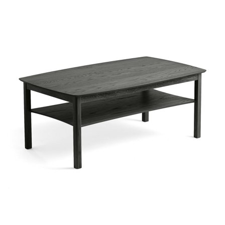 Couchtisch MARATHON, 1350x800 mm, schwarz gebeizte Eiche