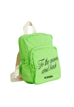 Mini Rodini To the Moon Backpack Accessoarer Unisex Grön ONESIZE