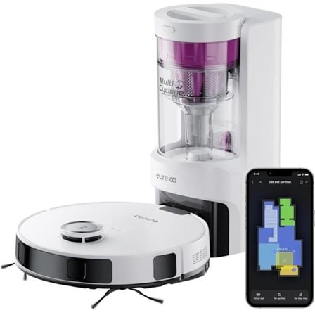 Robotdammsugare - EUREKA E10S Vit - 4000 Pa - 180 min - 200 ml