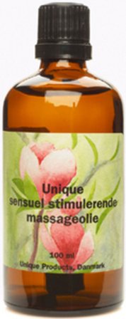 Unique Unique Sensuel stimulerede massageolie 100 ml, Sport & Velvære, Massage, Massageolie