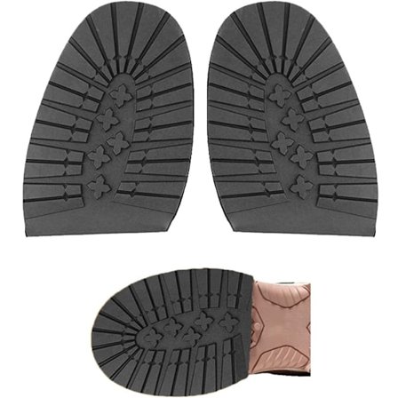 Udskiftning af gummisåler foran - Skosåler til reparation Black