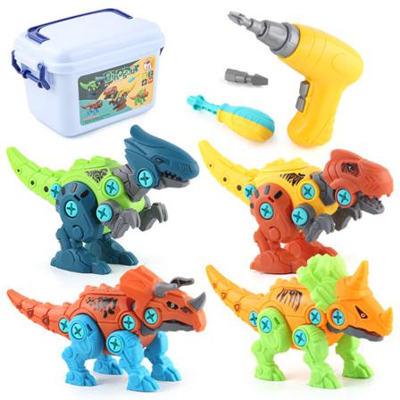 1 Set Dinosaurieleksaksset Simulerade Praktiska Förskoleleksaker