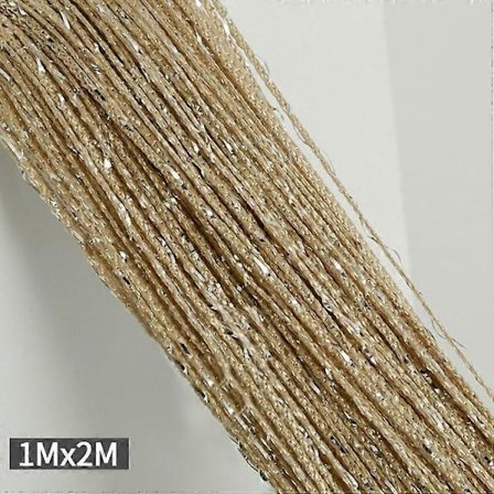 Dørgardiner med perler, snorgardiner for døråpning, dusker, perler, hengende frynser, hippie-skillevegg, vindu H (FMY)