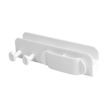 2 st telefonkabel väggorganisatörer 2 i 1 multifunktionshållare för USB-kabel strömkabel sladdkontakt