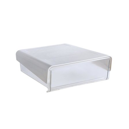 Under Desk Låda Organizer Ingen-stansning Stark Under Bord Förvaringslåda Livsmedelsbutik Förvaring Vit