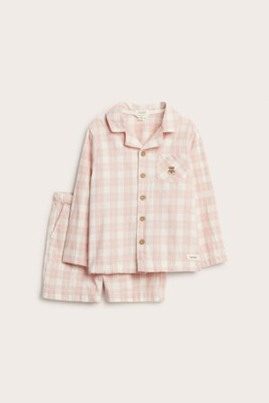 Newbie | Stripete pyjamas | Rosa