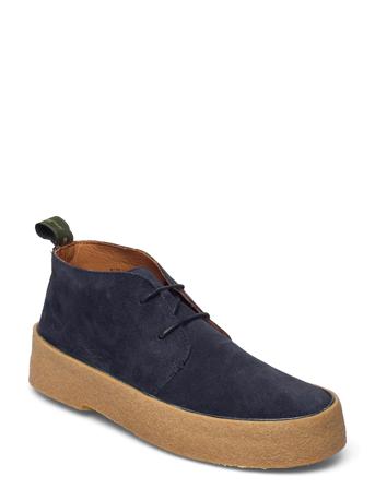 Org.132 Smq Desert Boots Snörskor Blå The Original Playboy
