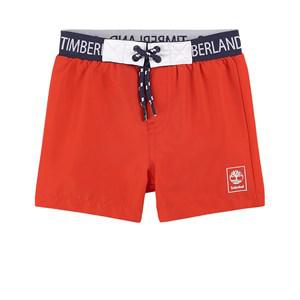 Kids - Timberland Kids Red Logo Swim Shorts 18 Months - Swimwear and coverups - 18 months - Red