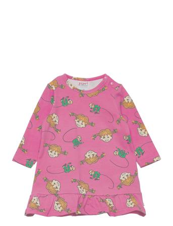 Plaits Dress Baby Dresses & Skirts Dresses Baby Dresses Long-sleeved Baby Dresses Multi/mønstret Martinex