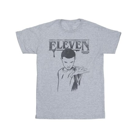 Netflix Girls Stranger Things Dark Eleven Bomull T-shirt 12-13