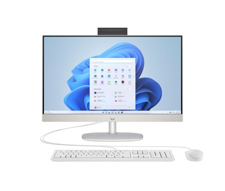 HP All-in-One Touch PC 24-cr0112ng [NEU] [60,5cm (23,8) FHD-Display, Intel N100, 8GB RAM, 512GB SSD, DOS]