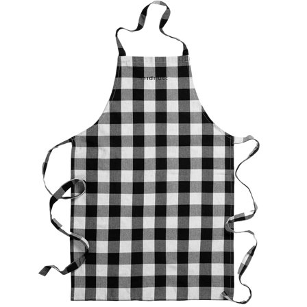 Midnatt Förkläde, svartvit-rutig | Matlagning > Köksredskap > Förkläden | Bagaren och Kocken