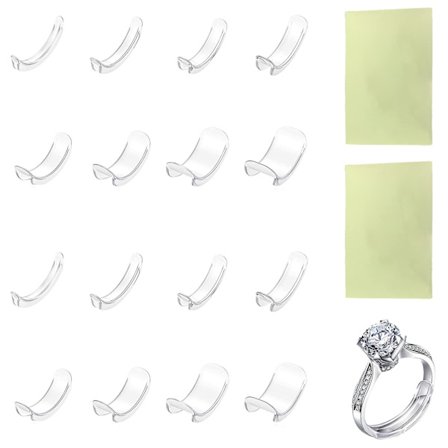 Osynliga ringstorleksjusterare, osynliga lösa ringvakter, distanser för olika storlekar