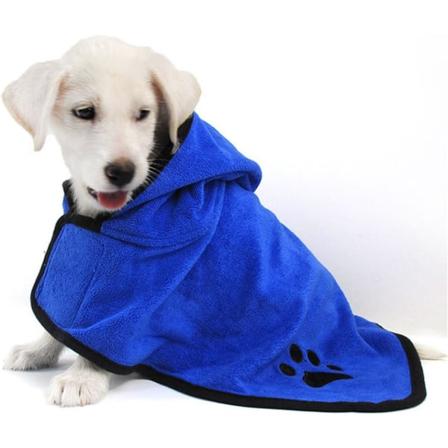 Hundebadekåpe Badekåpe Hundetørkle Tørk mikrofiber hundebadekåpe Medium