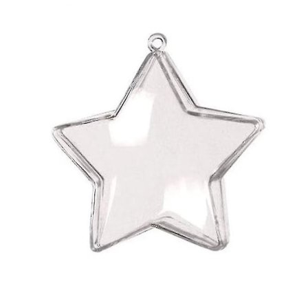 Wuzhou muovipallo lahja joulukuusen koristelu joulukuusipallo häät koristeet 1 läpinäkyvä