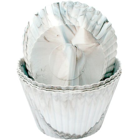 CACAS Muffinsform silikon marmor