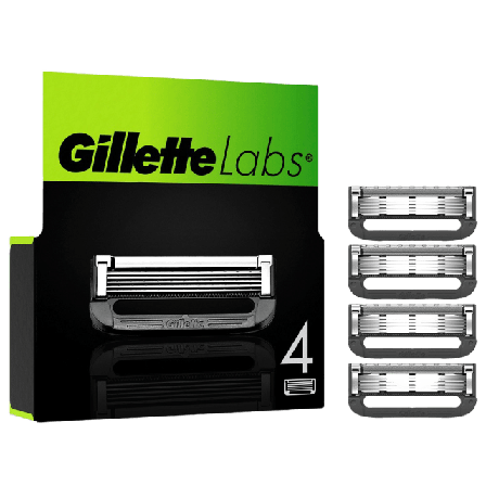 Gillette Rakblad 4st Rakning Herr Svart 4CT