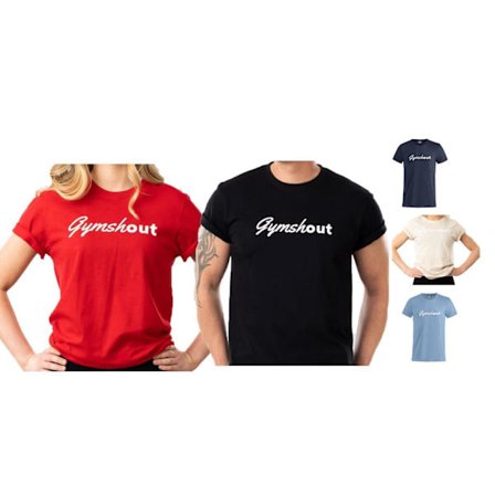 Gymshout T-shirt 5 färger för både henne och honom
