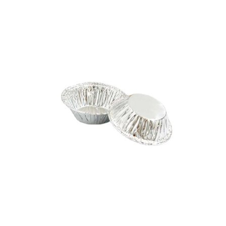 Sett med 100 aluminiumsformer for kaker - Form for paier, flan, individuelle kaker