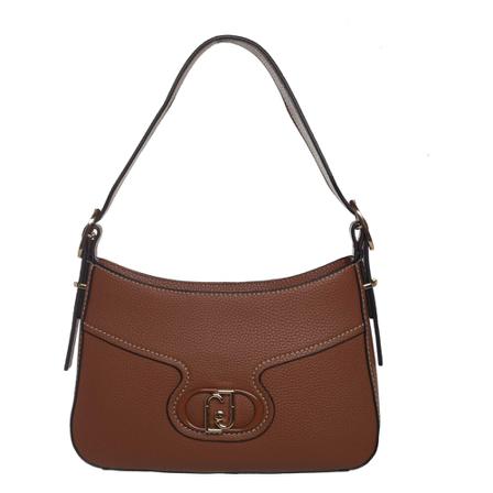 Liu Jo Elegant Shoulder Tas , Bruin , Dames , Maat: ONE Size Schoudertassen